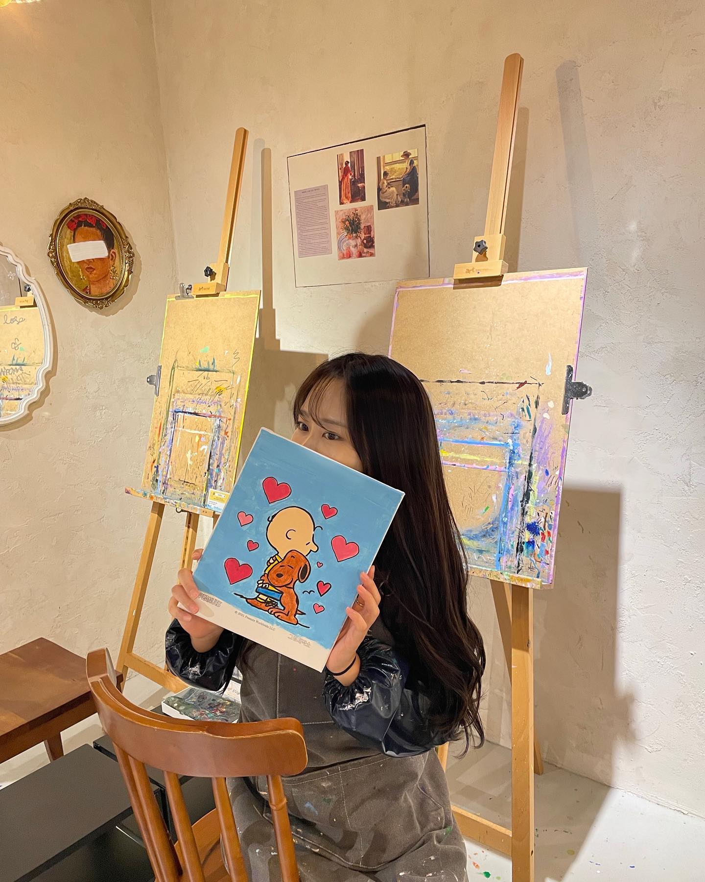 스누피는 흰색이 젤 예쁜 걸로👩🏻‍🎨

#그림제작소 #그림제작소수원행궁점