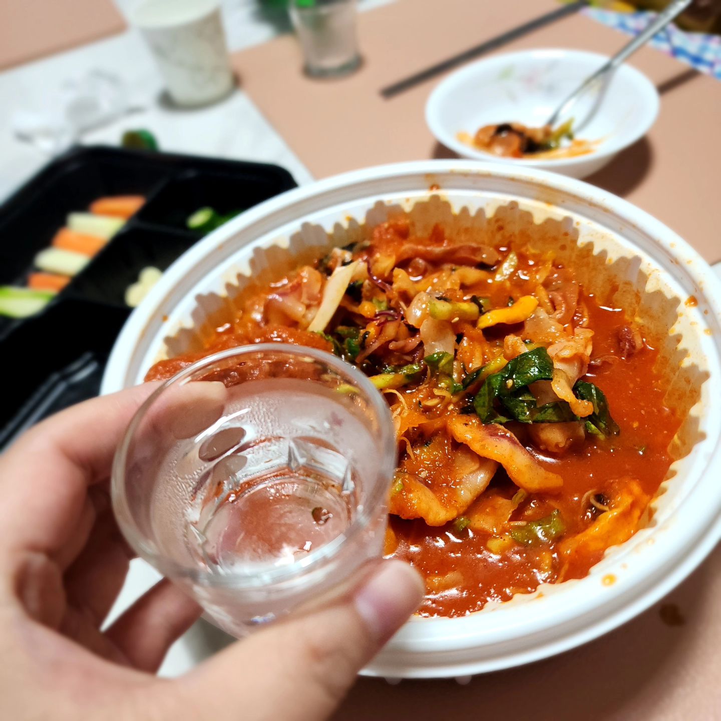 #지난주 #주말엔원래 #술스타그램 #소주 #안주 #물회 #애주가 #sns권태기