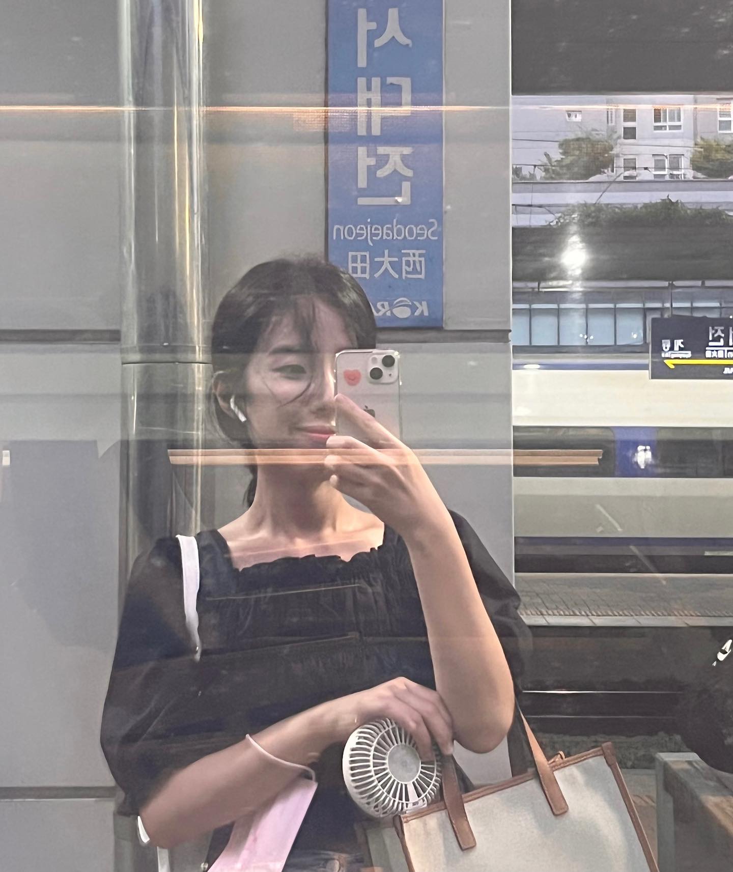 서대전역에서 한 컷 남기기 성공🖤