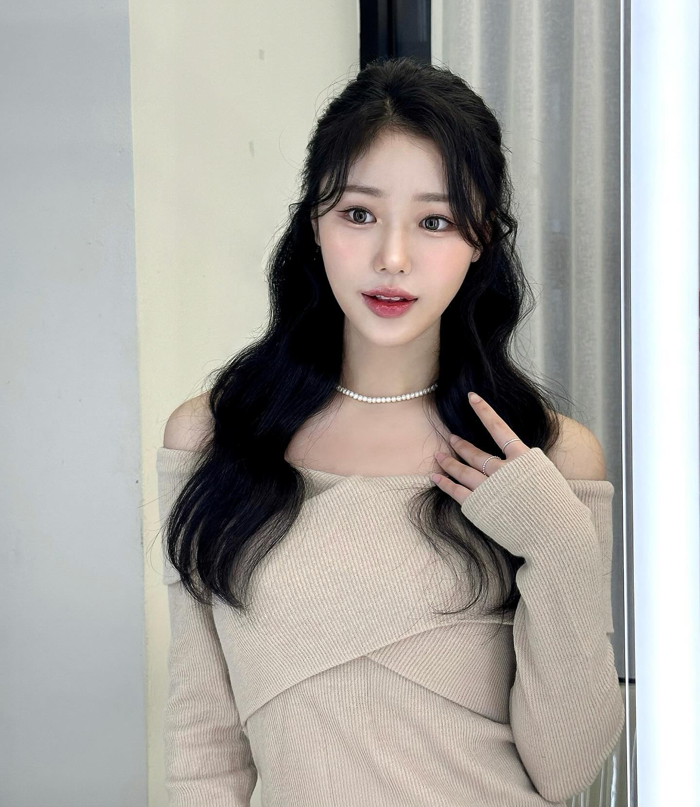 물결은 처음 💇🏻‍♀️🖤