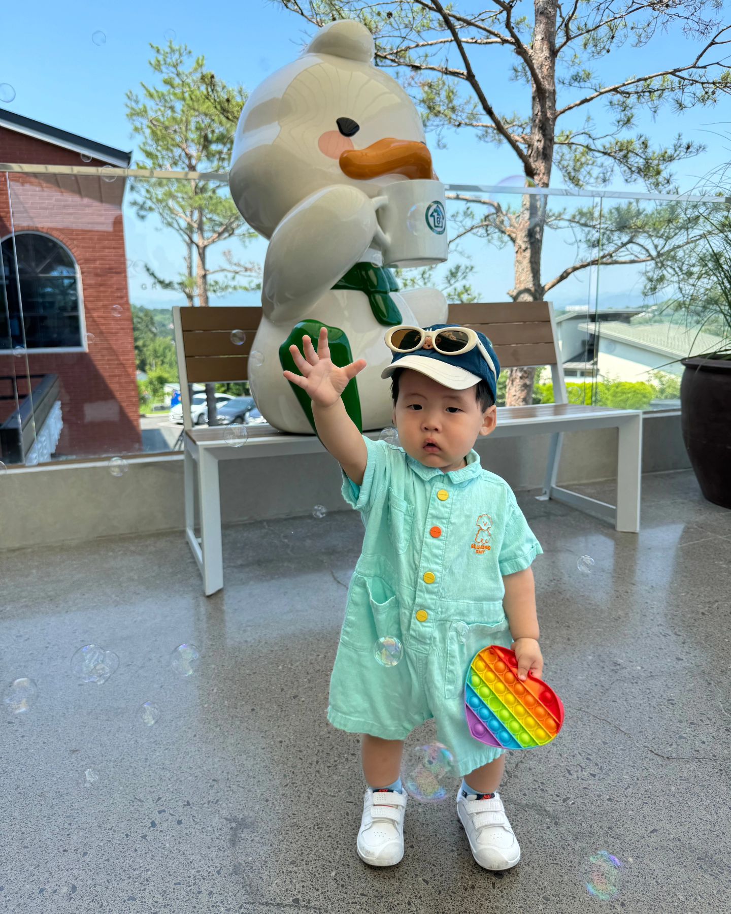 친구랑 카페에서 신나게놀기✌️

#그린하우스주남점 #아기카페 
#아기스타그램 #baby 
#돌아기 #12개월아기