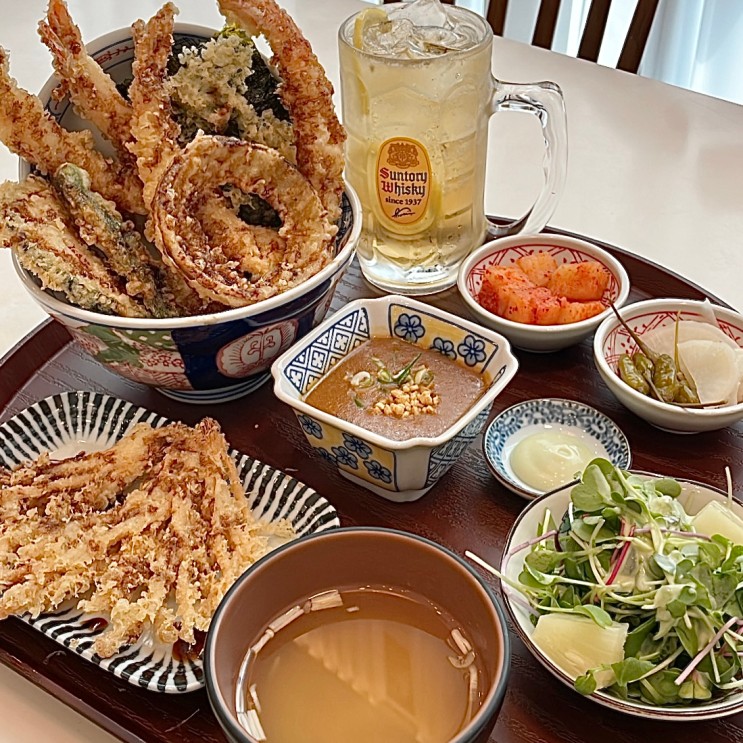 유메식탁 :: 부천 스타필드 맛집 에비텐동정식