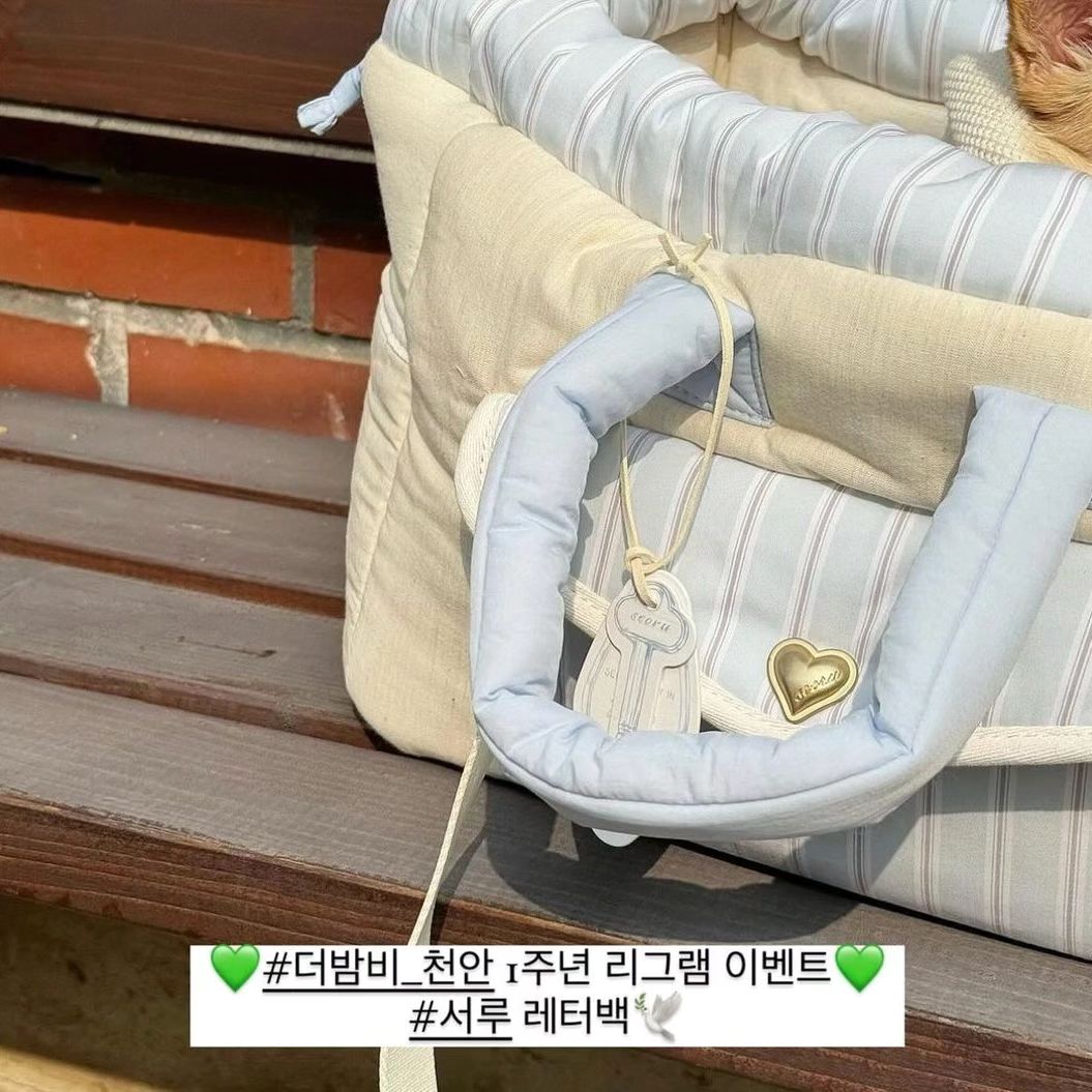 꺅 완죤 탄이 스타일 이뿌자낭🩷

#리그램 - thebambi_cheonan by get_regrammer
#더밤비이벤트💚

곧 다가오는 12월 3일 #더밤비_천안점 이 1주년을 맞이해요🥳🎉🎊 시간이 참 빠르게 지나갔는데 감사하게도 더밤비를 좋아해주시는 소중한분들 덕분에 1년이 행복하게 지나간 것 같아요😆 너무나도 감사한 마음에 1주년 이벤트로 무엇을 선물하면 좋아하실까 고민하다 친구들이 편하게 쉴 수 있는 #서루 레터백을 준비해보았어요:) 

1) thebambi_cheonan 을 팔로우 해주세요.
2) #좋아요❤️ 를 꾸욱- 눌러주세요.
3) 본 피드를 리그램 / 캡쳐해주세요.
4) 리그램 이후 #더밤비 피드에 ”참여완료“ 댓글을 남겨주세요.
✔️ #팔로우 #리그램 #참여댓글 세가지 조건이 충족되시면 완료입니다!
✔️ 비공개계정 / 이벤트에만 참여하시는 분들은 추첨 대상에서 제외됩니다.

✨ 레터백 사이즈와 컬러는 지정할 수 없으며, 랜덤으로 발송됩니다🩷🩵

이벤트는 11월 28일(화) ~ 12월 3일(일) 까지 5일간 진행하여 최대한 빠른 시일 내에 단 1명만! 발표하도록 하겠습니다:) 많은 참여 부탁드려요💚

다시 한번 지난 1년 동안 더밤비와 함께 해주셔서 감사합니다🙇🏻‍♀️
앞으로도 잘부탁드려요🫶🏻

-
#더밤비_천안 #멍편집샵 #천안강아지용품
#더밤비_1주년_이벤트_많관부💚