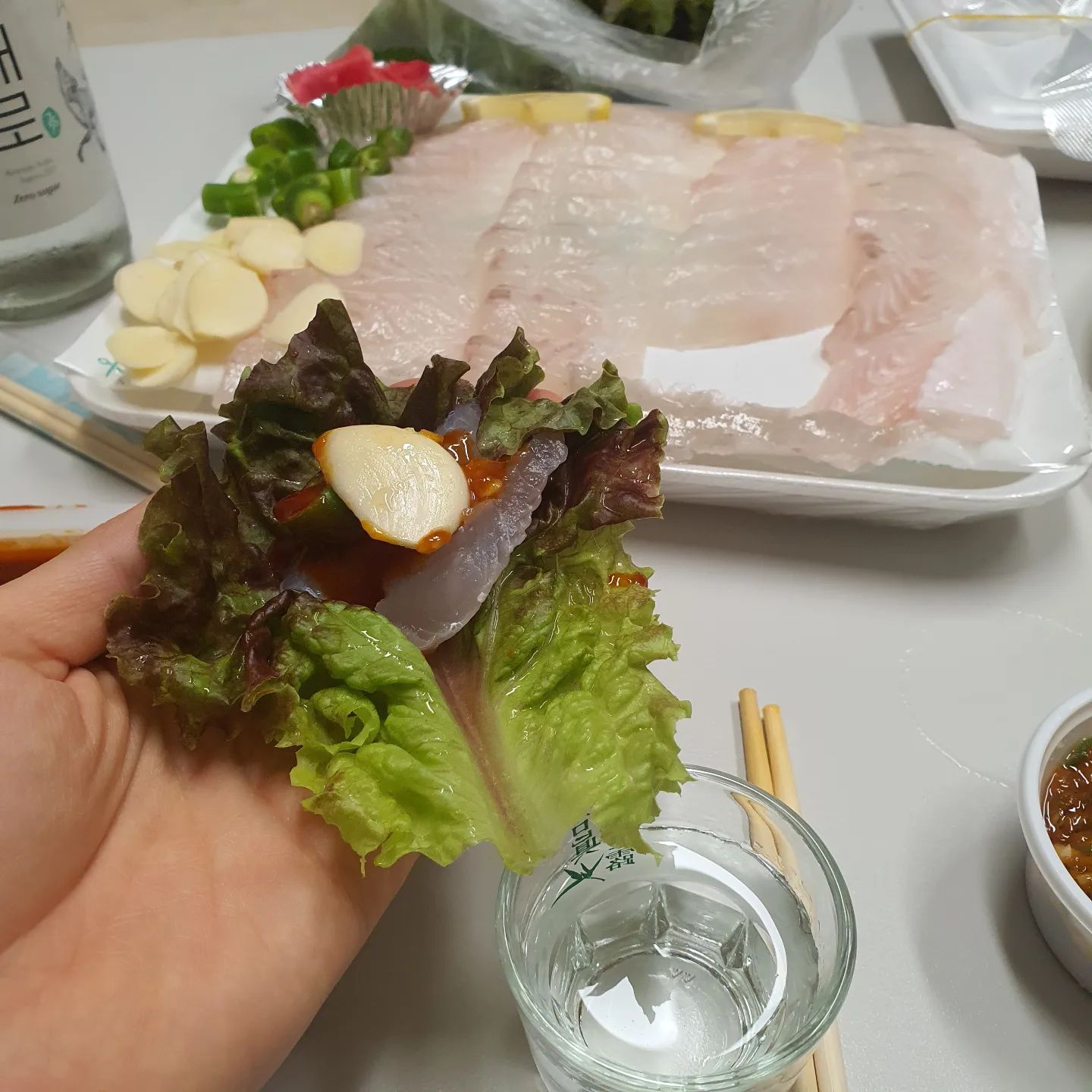 동생 퇴원 기념 + 내 고생값
쩔----------------어
한병만 마시려다가 두병으로 바뀐 내 계획♥︎
.
#여주별미횟집 #여주횟집 #맛도리