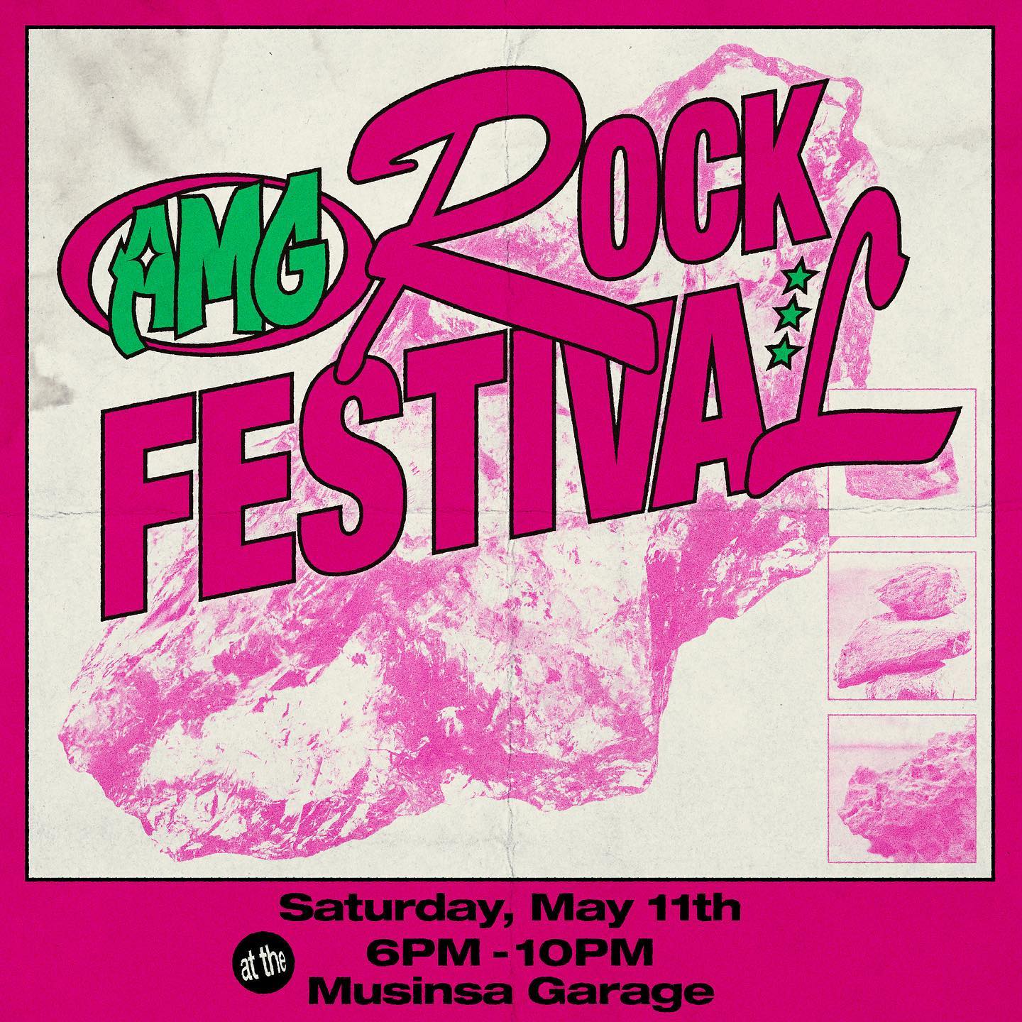 .
[2024 AMG ROCK FESTIVAL]

안명균 락페스티벌의 총괄 디자인을 진행하였습니다.
🔥D-7🔥 절찬리에 티켓 판매중!(*인터파크 단독)

"길거리에 락 음악이 들리지 않는 건, 락스타가 없기 때문이다."
악기 하나 다룰 줄 모르는 안명균은
새로운 락스타의 탄생을 기대하며 락페스티벌을 열게 된다.
2024년 5월 11일, 무신사 개러지
로큰롤의 중심지, 홍대 앞에서 락스타가  탄생한다.🤘⭐️🤘

· Client : ahnthinkworld 
· Work : __afterimage