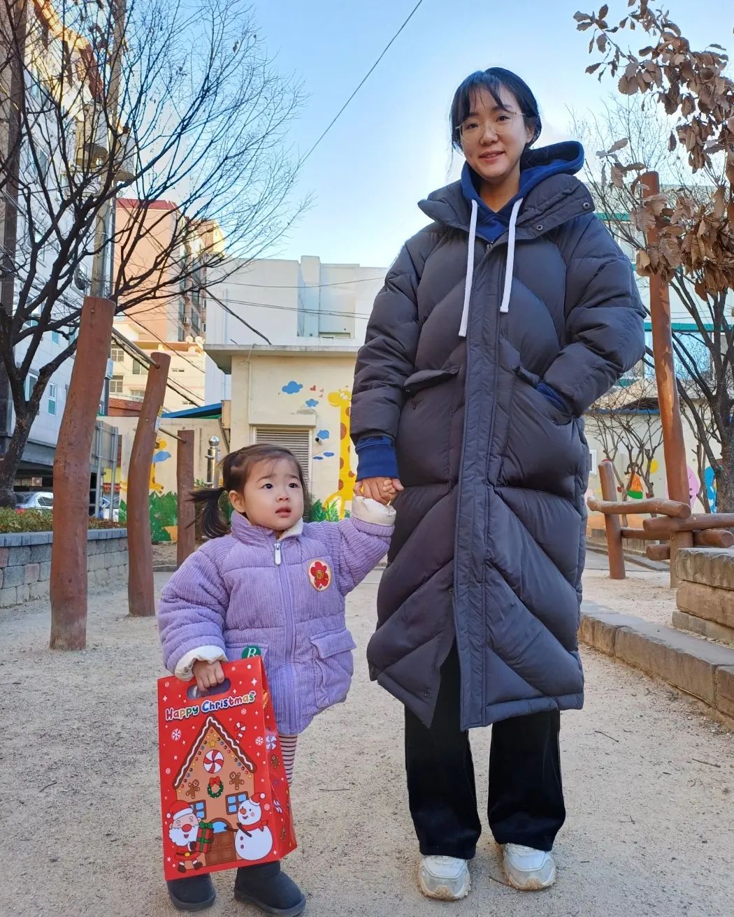 산타하부지🎅🏻기다리는 중🎁 (feat. 영하7도)