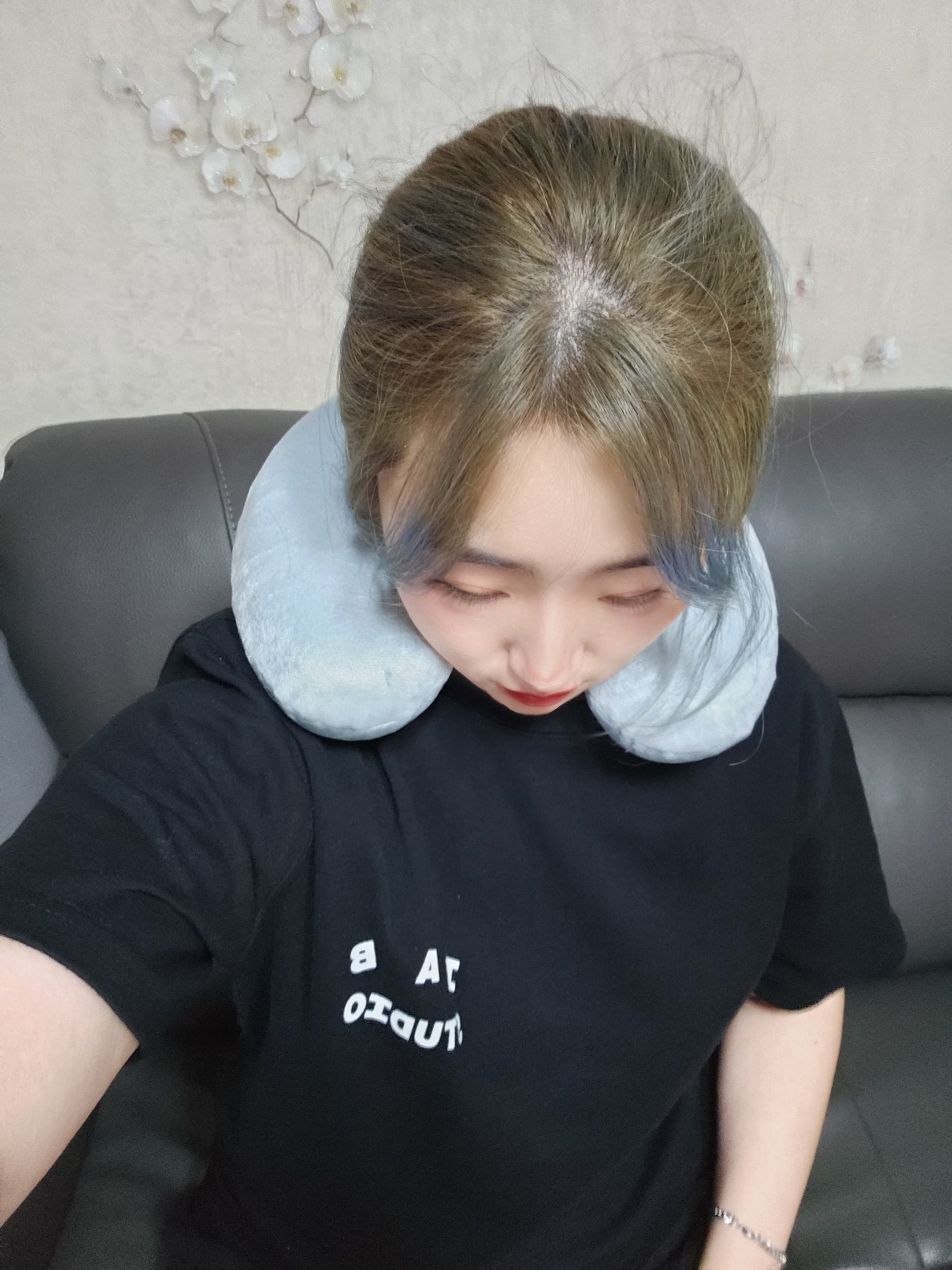 [실버채] 기내용 목베개