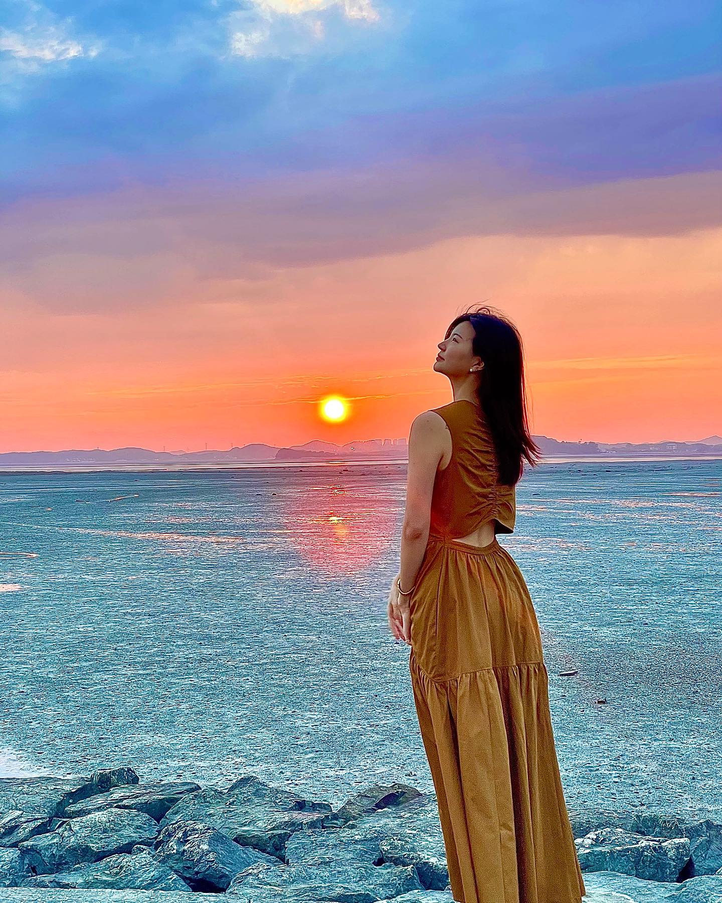🧡
夕阳很美
下次一起来吧

我想你