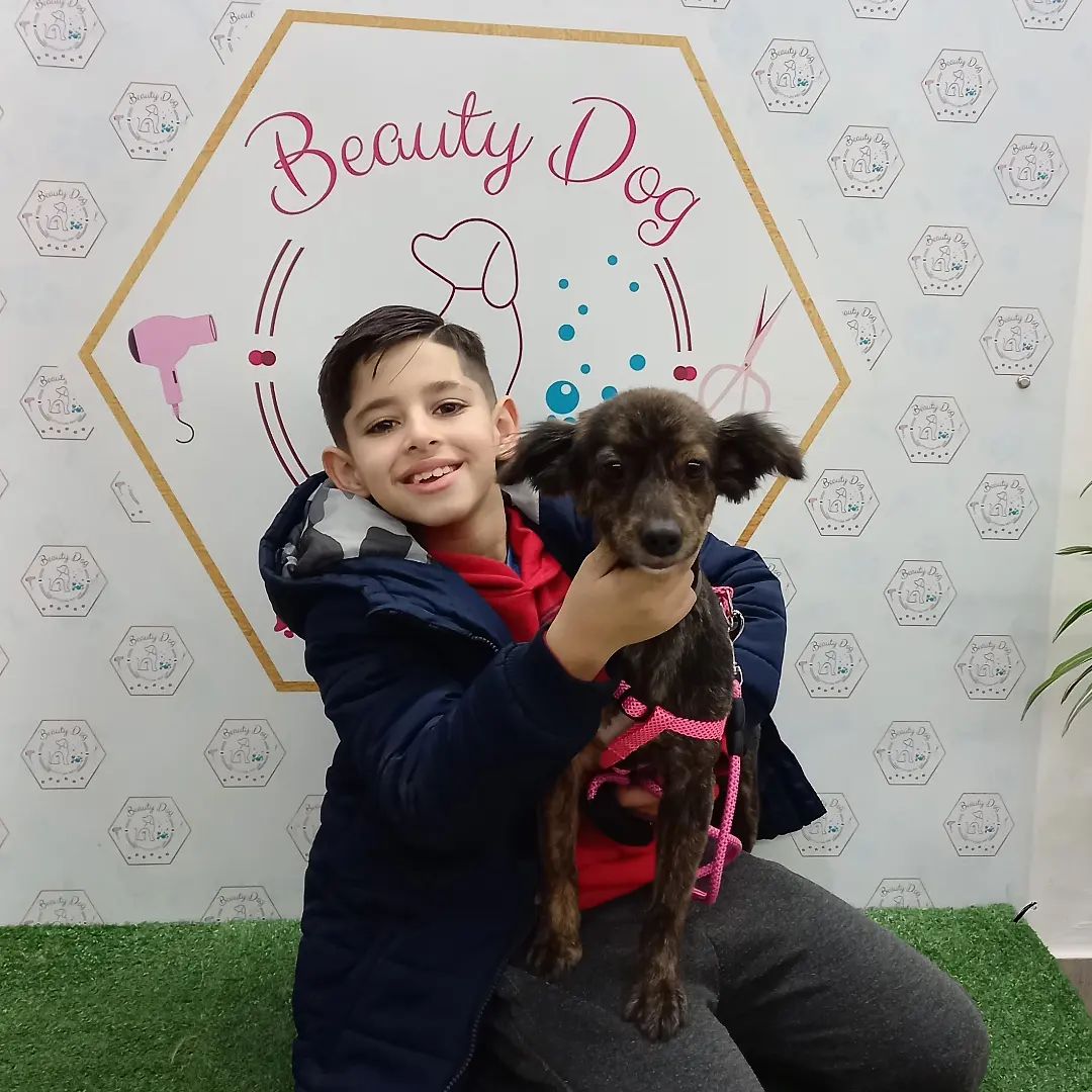 La piccola Luna💖🐾 insieme al suo migliore amico Antonio 🥰
