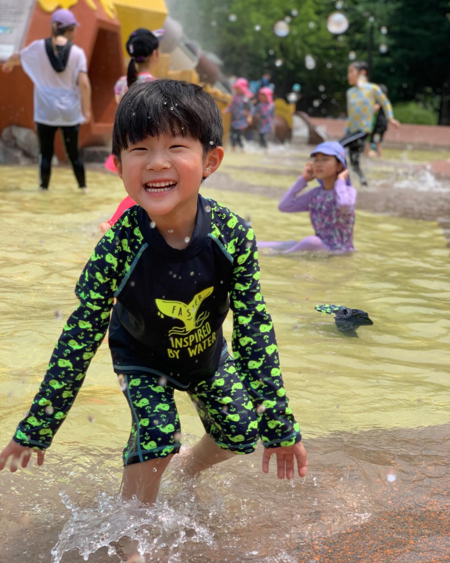 #마송공원물놀이터
다음주 내내 비온다해서 오늘 급 물놀이 하러🐳 덥다더워💦