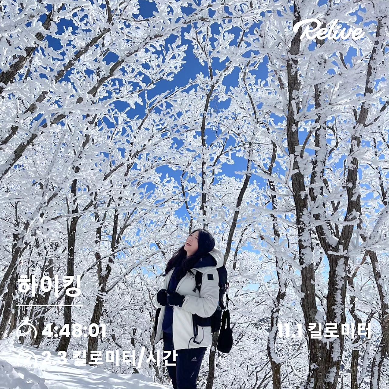 눈 내린 주말 뒤에 이어지는 영하면 가줘야지 설산?!❄️
정말 동화속에 다녀온 기분이었다💙 간만의 설산 등산은 마냥 행복했고, 어딜 바라보던 아름답고 황홀했다🏔 계방산 괜히 눈꽃명소가 아니야?!

다음주면 기온이 슬슬 올라서 위쪽은 괜찮아도 점점 범위가 좁아지지 않을까 싶다 ㅎㅎ 그리고 주말엔 사람이 많을듯 하니 평일 연차내고 가는걸 추천추천👍👍

오를땐 힘들어도 기억 미화는 역시 설산이 최고양❄️💙🏔

#계방산 #눈꽃산행 #설산 #등산