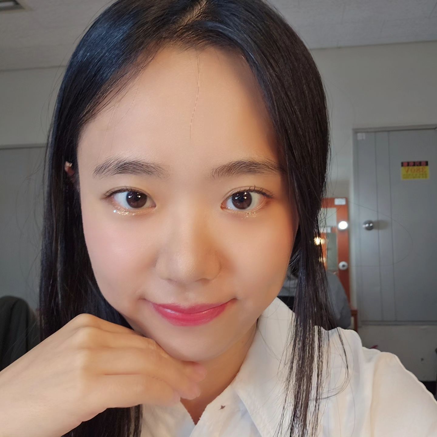 공연 프로필 촬영 전 대기실에서..💕