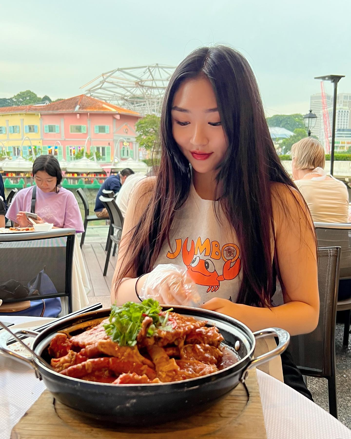 .
Jumbo 🦀🦀 + Jumbo 👧👧
#jumboseafoodsingapore #singapore