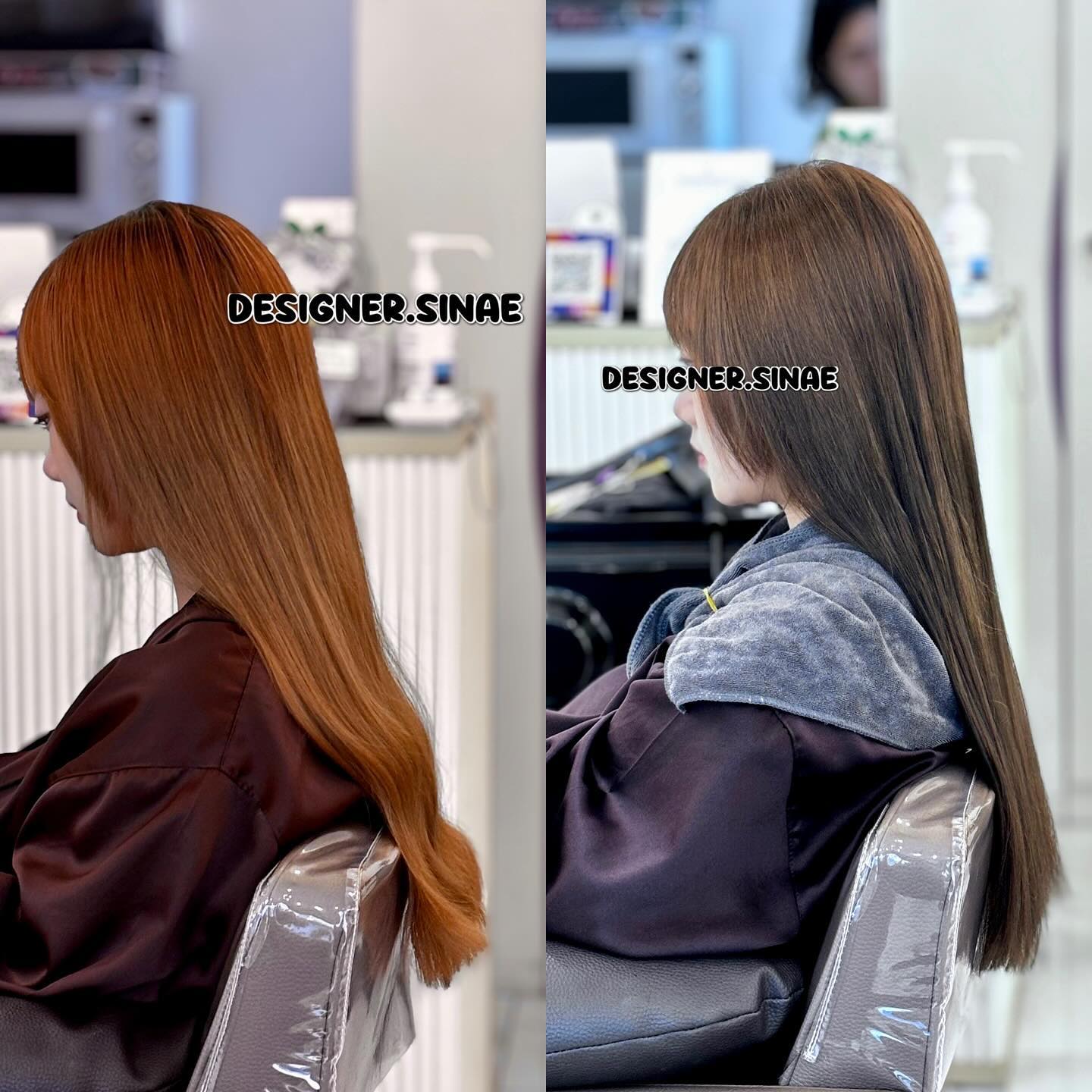 #💈

안녕하세요 디자이너 신애입니다

오늘 6월달에 찾아와주셨던 고객님께서 또다시 방문을 해주셨답니다❗️
이번에는 오랜만에 #톤다운 을 하셨답니다😊
옴브레와 톤다운을 고민하셨지만 톤다운을 더 추천드렸고
너무 어두운컬러는 추후 톤에 난항이 생길것을 고려하여 많이 어둡지않고
고객님께서도 붉고 노란느낌 둘다 안나게끔 원한다셔서
#애쉬브라운 으로 얌색해드렸답니다☺️

오늘 당장부터 2~3일은 어두울수있지만 시간이 지날수록 금방 빠지면서
밝아지고 기존에 원치않은 붉고 노란느낌도 많이 중화되기에
색이 빠지는 수록 예쁘게 빠지게끔 해드렸어요😚

오늘도 예쁜 발걸음해주신 나x고객님 감사드려요❤️
.
.
충분한 상담을 통해 고객님의 원하시는 니즈에 맞춰
디자인 해드리겠습니다. 🎁

"그대가 있기에 내가 있고,내가 있기에 그대가 있다"
🌳휴식처같은 공간 | 기분좋은 하루가 되길