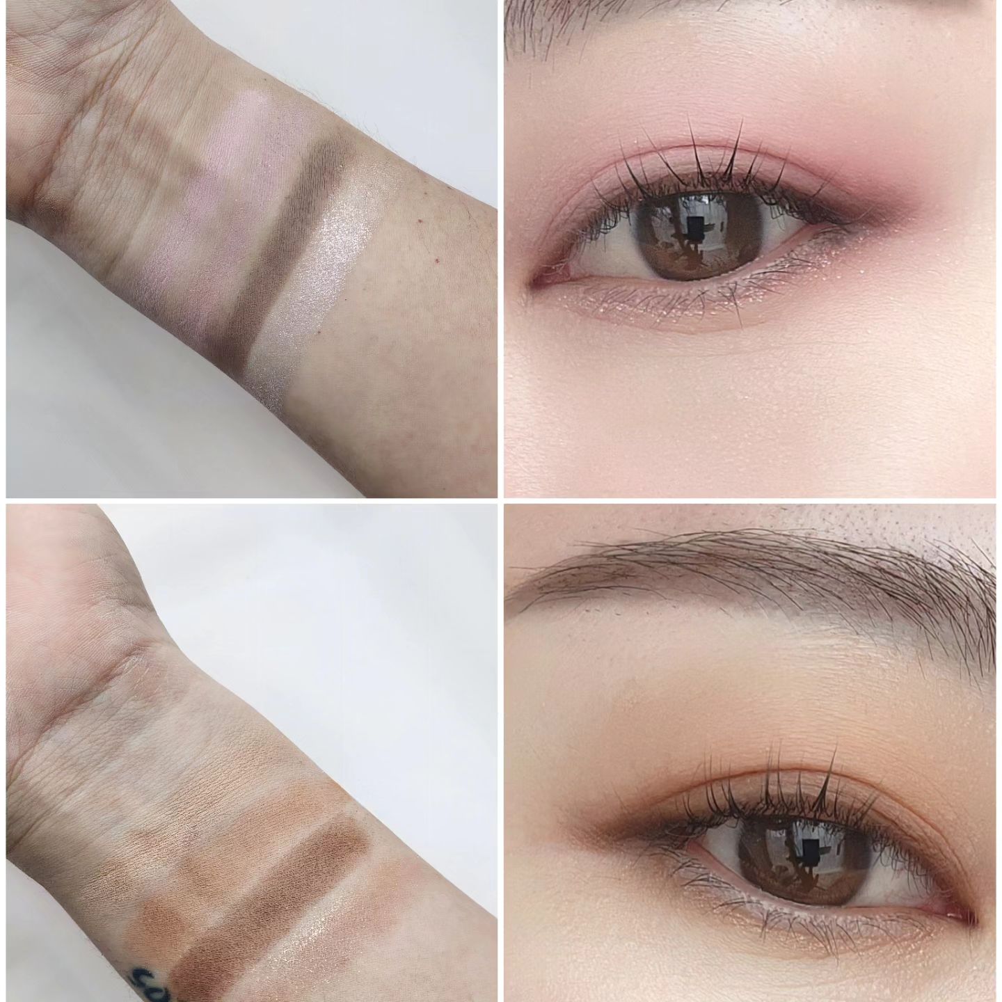 ⠀
다이소 트윙클팝 팔레트
⠀
다이소 화장품은 저렴한 가격에 구릴거라 생각한 사람
나야 나..✋️
요즘 이름 좀 있다 하는 화장품 회사들
전부 다이소랑 협업하길래 사봤는데
꽤괜...?
⠀
장점
-4구라 고를거없이 순서대로 발라주기만 하면 되서 화알못들
가볍게 입문하기 좋음.
⠀
단점
-가루날림이 엄청 남...
-색상에 이름이 없고 패키지가 똑같이 생겨서 바로 구분이 힘듦🤔
⠀
⠀
쿨톤이지만..
브라운레이어 발색 괜찮더라구요:)