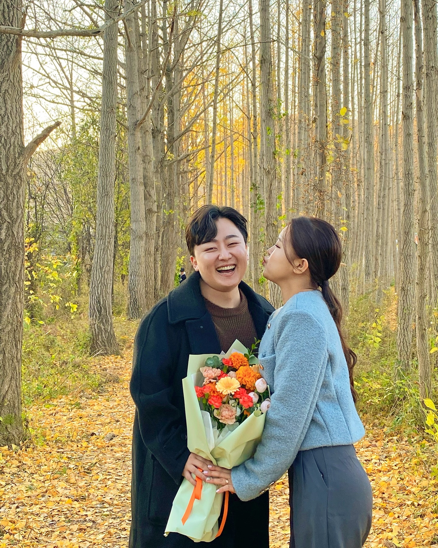 결혼식날 부부로 처음 찍은 사딘🩷