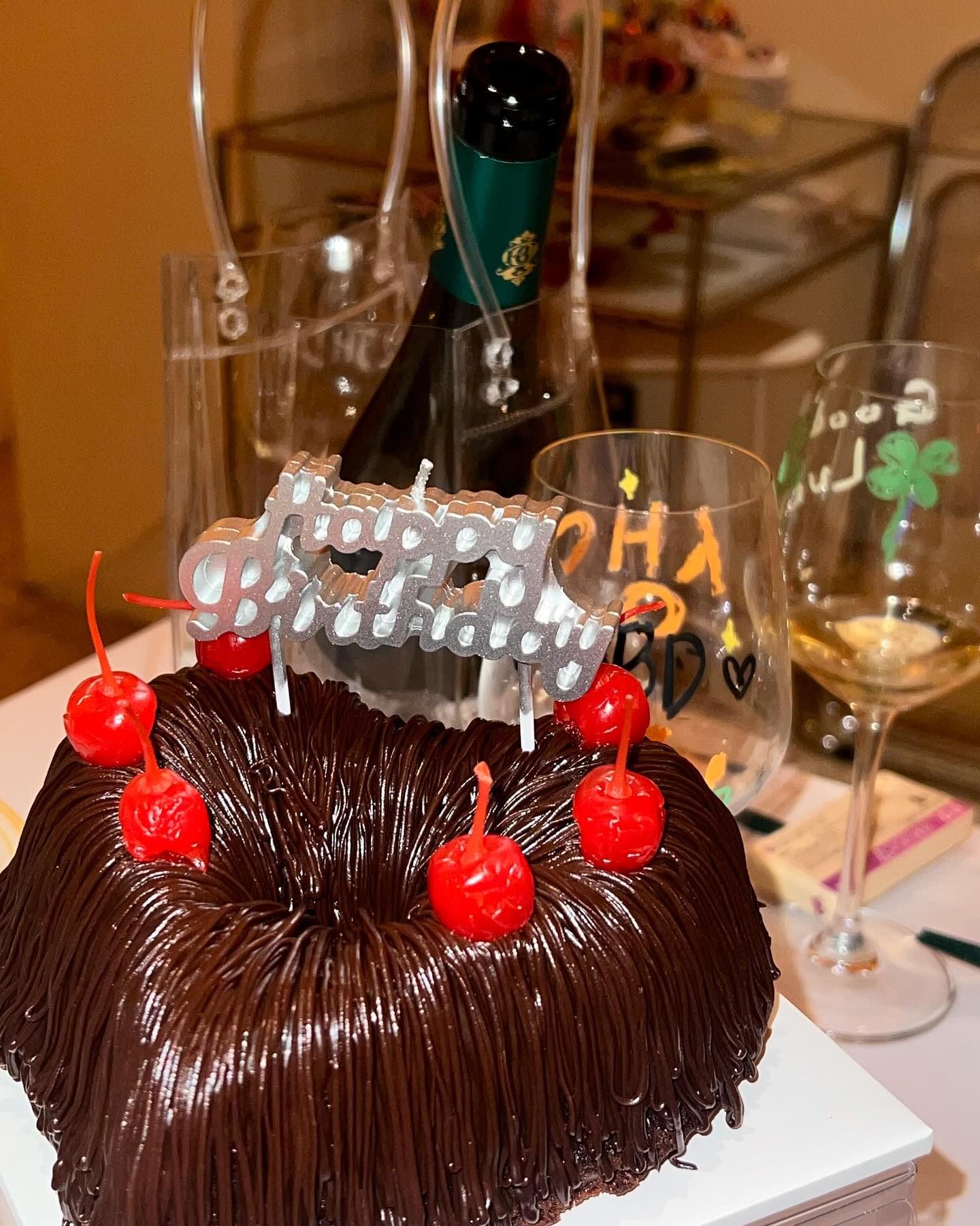 💭🎂🍷🌷