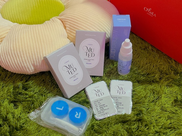 쿨톤 렌즈 추천 분위기 있는 그레이 렌즈 : 오로라렌즈 뮤티드그레이