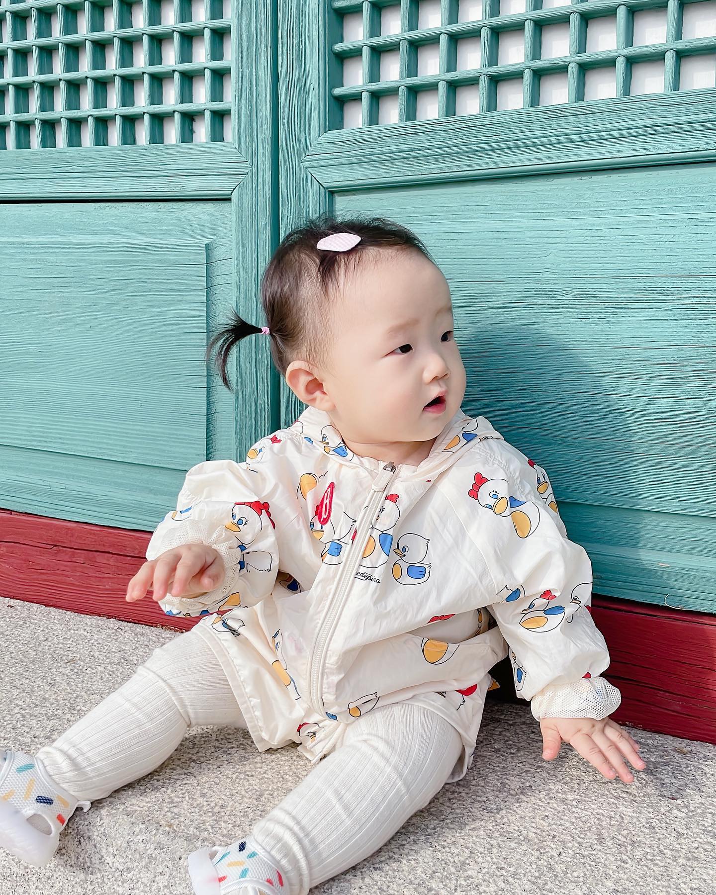 서산 살면서 해미읍성 처음 와본1인..💗
9갤 5일차 우리채아 많이컸당 
처음 신발신고 아장아장 걷는데
너무 감격스럽쟈낭☺️