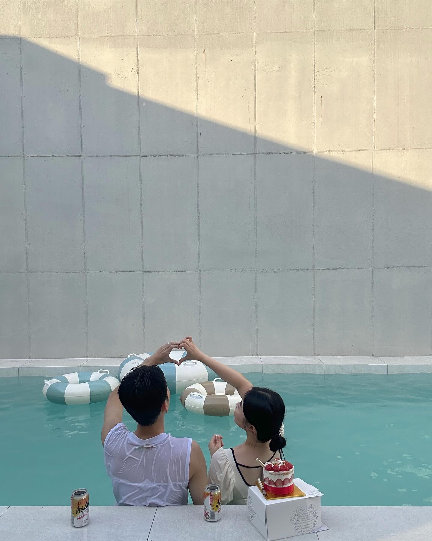 나의 아저씨랑 휴가..🫶🏻 웰컴케이크도완벽해🍓