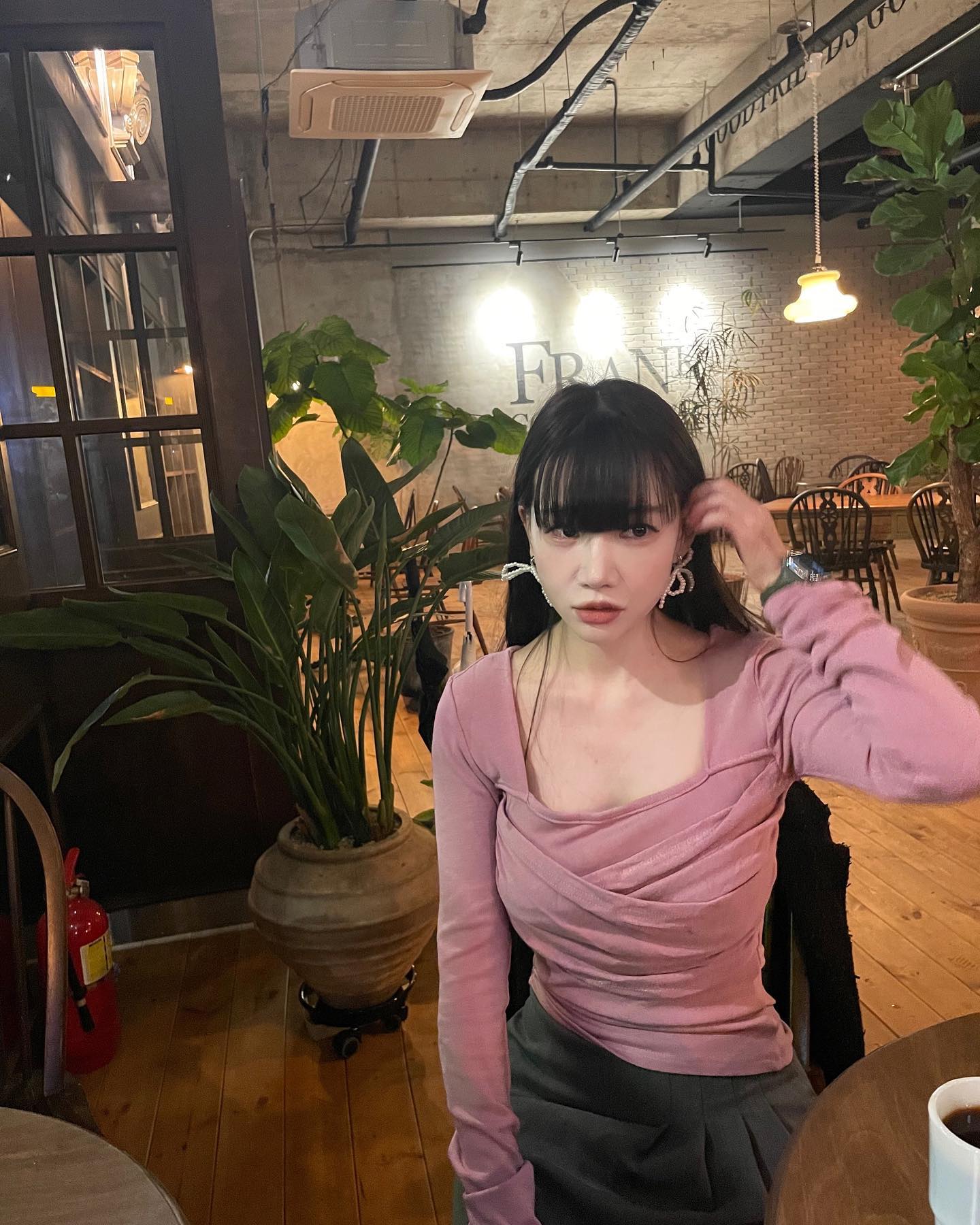 올만에 혁도💥 비오는날엔 커피가 더 맛있네 호