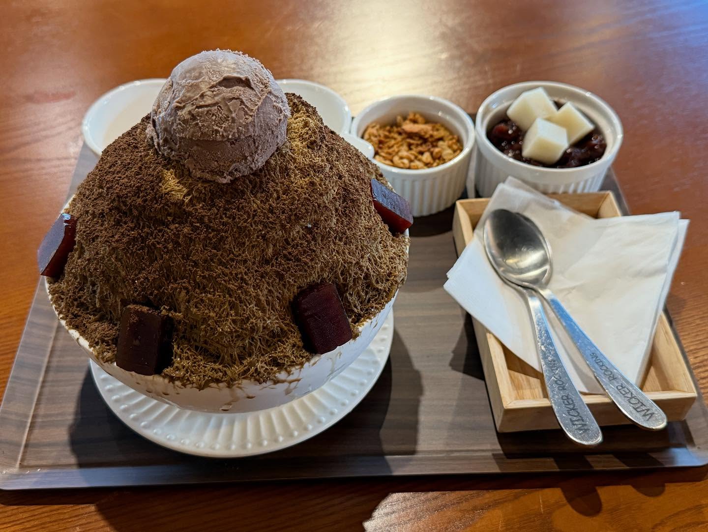 호지차빙수 🍵
_
#김해카페 #삼계동카페 #모몽가 #카페모몽가 #momonga