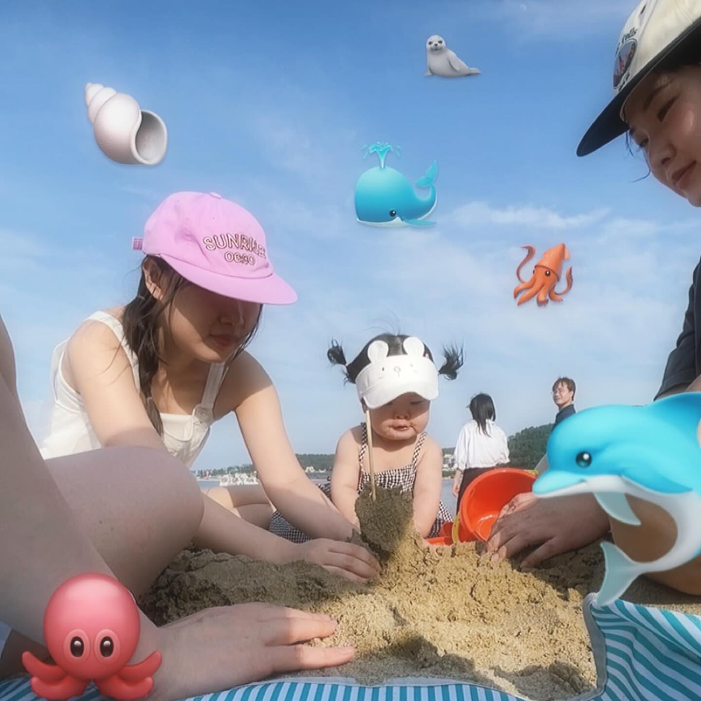 🐬🐳🦑🦀🐙🐚
이모랑 또 재밌게 놀쟝💓