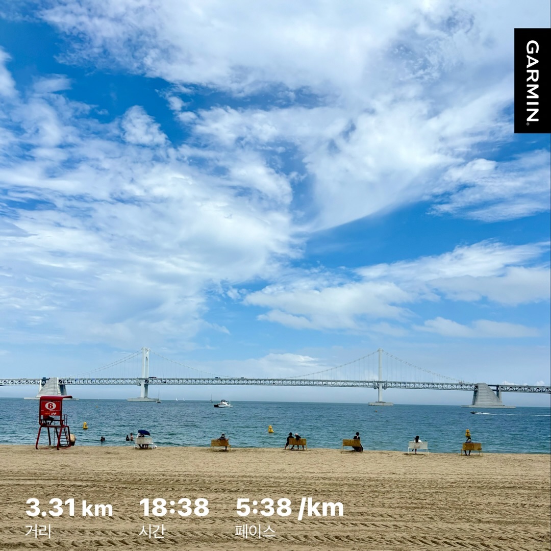RUN 100일 챌린지 도전🌅
🏃🏻‍♀️ 64일차 러닝 (7/17)
👣 3.31K
⏱️ 5'38"

#러닝 #러닝기록 #달리기 #가민 #가민코리아 #가민워치 #나이키런 #나이키러닝 #런데이 #미라클모닝 #모닝런 #조깅 #우중런 #나이트런 #트랙런 #로드런 #마라톤 #마라톤준비 #오운완 #오런완 #100일챌린지 #다이어트 #diet #busan #부산