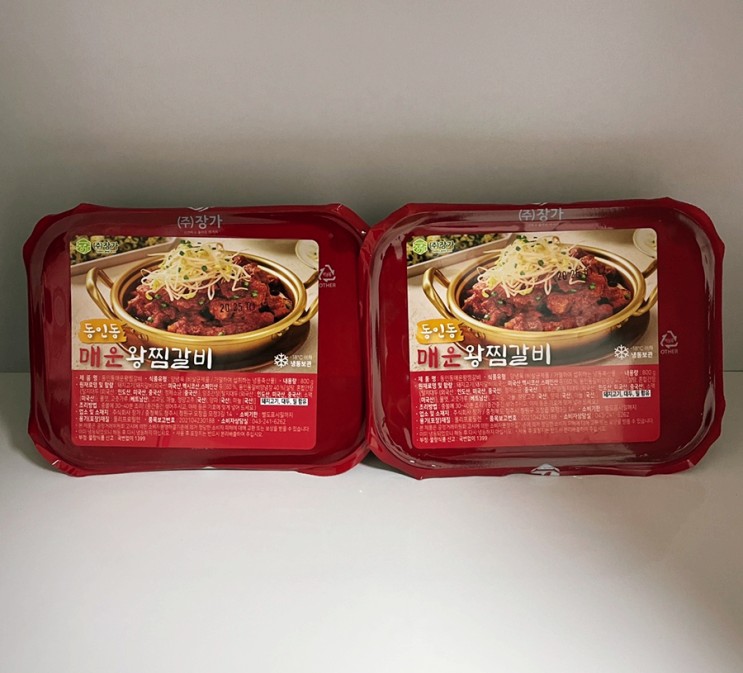 동인동 매운 왕 찜갈비 k-딜에서 구매해서 먹어보자!