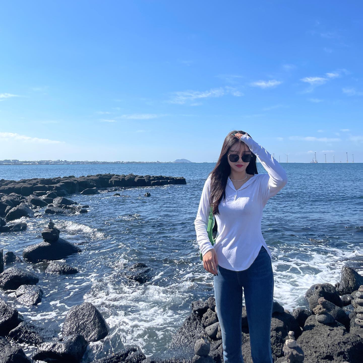 날씨도 좋고 바다도 좋고 제주도 좋아 ! 💙
