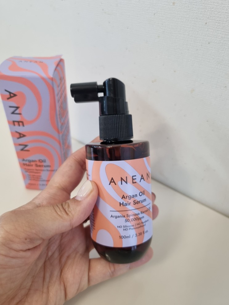 헤어오일추천, 촉촉탱탱 머릿결 아네안 ANEAN 아르간오일