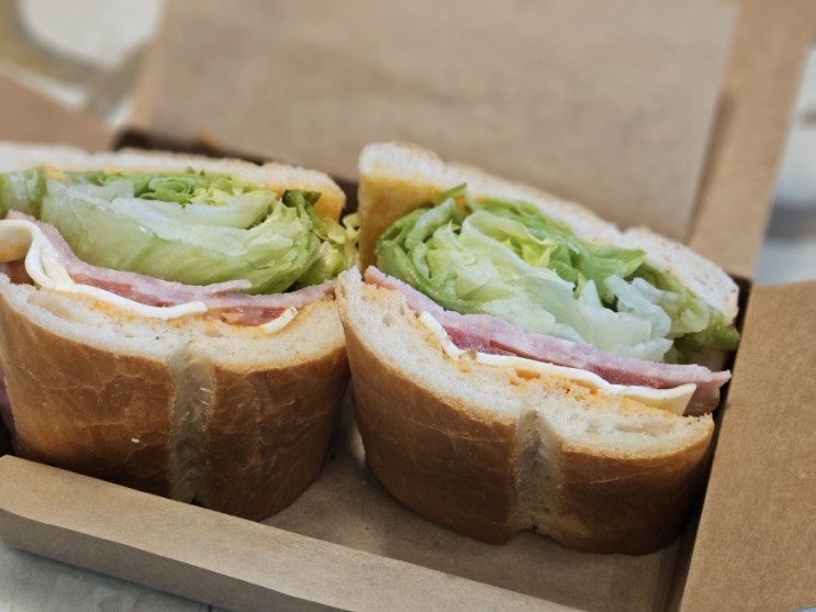강남샌드위치 로드샌드위치 | 새벽부터 여는 바게트 잠봉뵈르 맛집 포장 후기