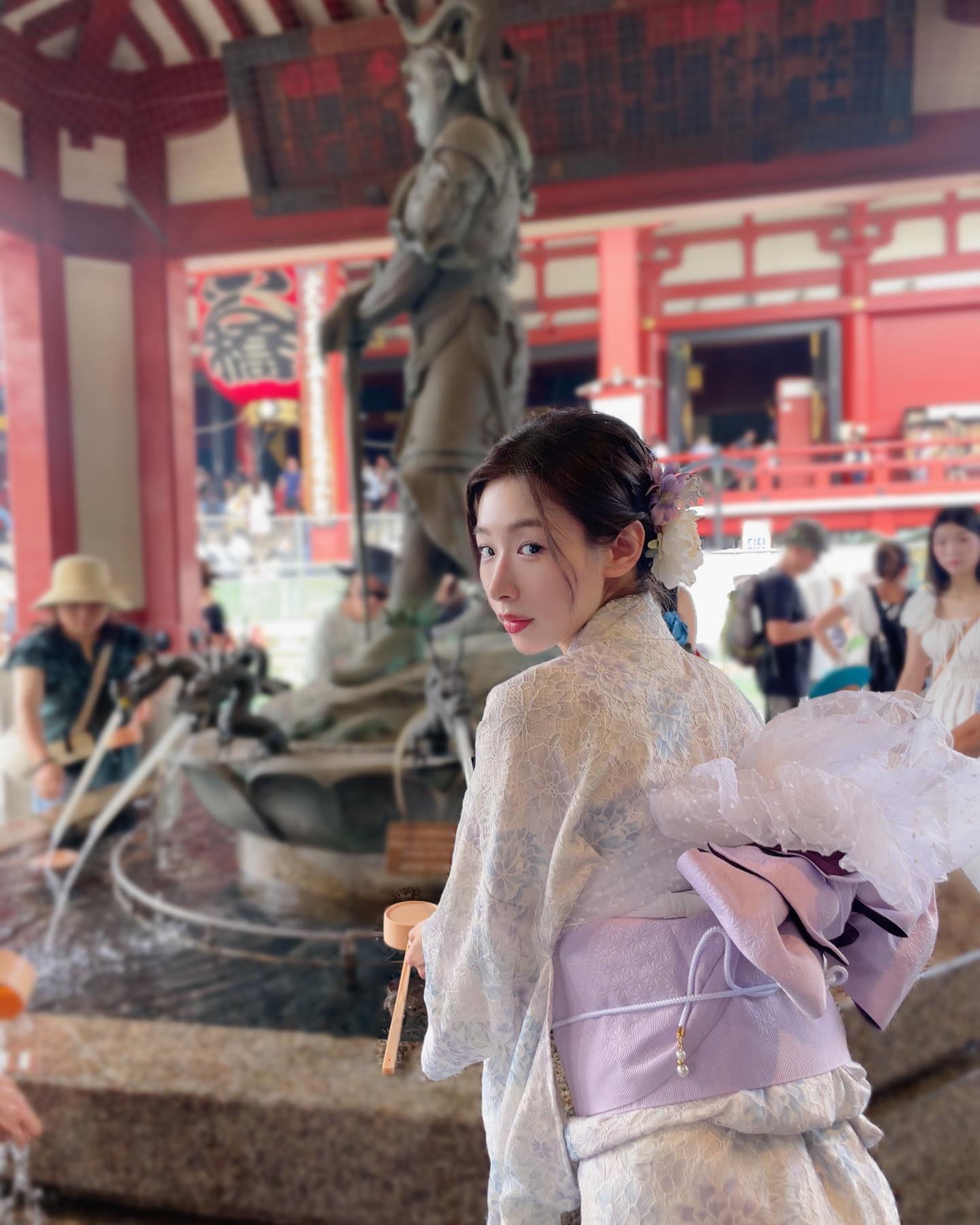 Don’t ask, it was hot 🥵 
But #yukata is too pretty to resist 😆

#girlproblems