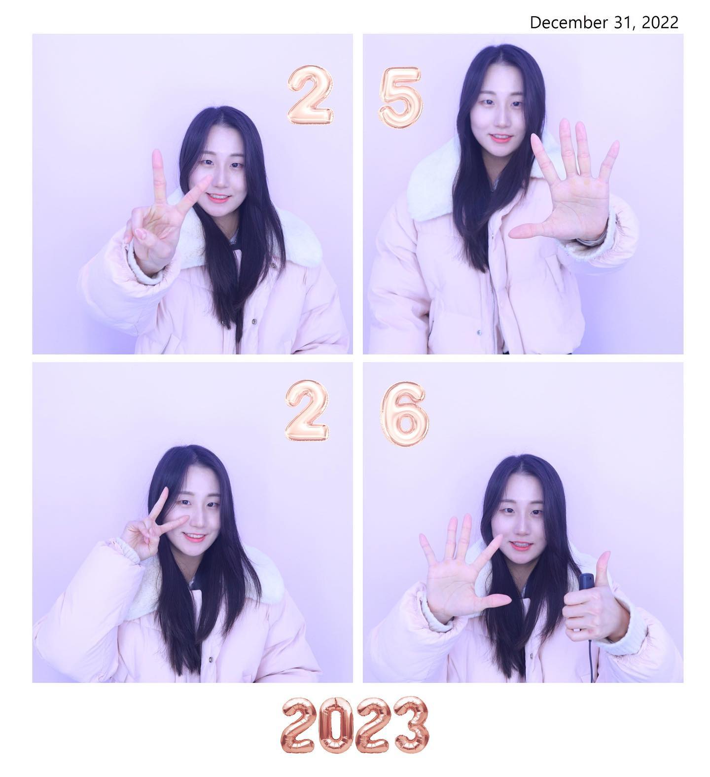 22년 저와 함께 해주셔서 감사합니다♥️
덕분에 다사다난?한 25살을 보냈습니다!ㅎㅎㅋ
복 많이 받으시고 건강 챙기셔서 23년에도 저와 함께 해주세요!!!
.
앞으로도 많은 관심과 사랑 부탁 드립니다 ^o^