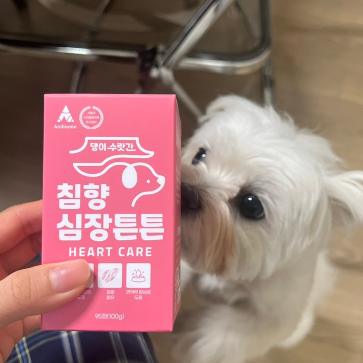 [강아지/영양제] 반려견 영양제 휴먼그레이드 침향 심장튼튼 댕이수랏간 두부가 잘 먹어요 :)