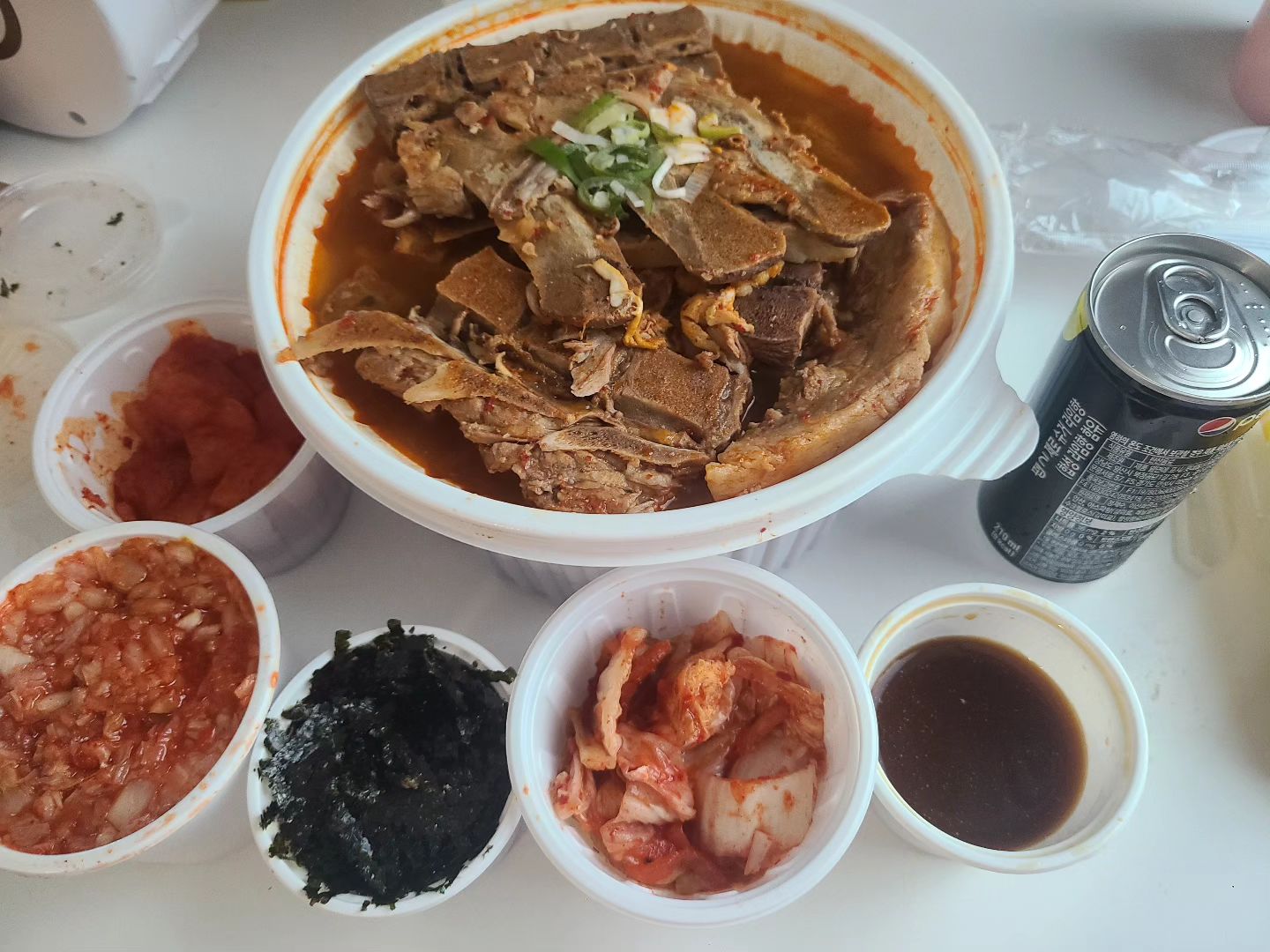 #감자탕 맛있음 .