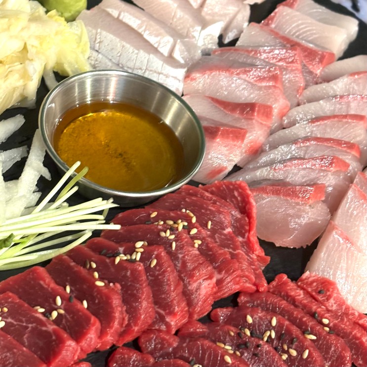 합정 방어 맛집 육연해 대방어 육사시미 연어까지 먹고 왔어요