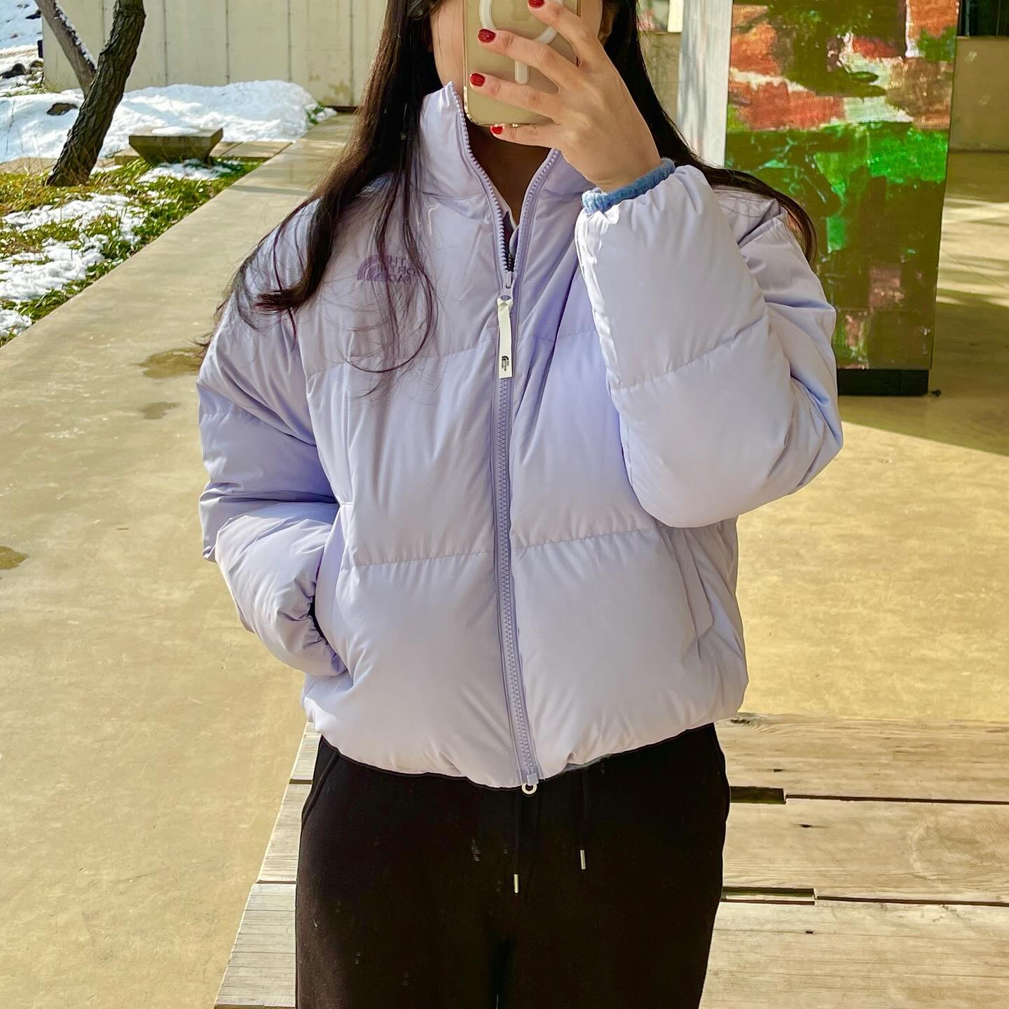 노페 보라색 숏패딩
자세한 리뷰는 블로그에~💕