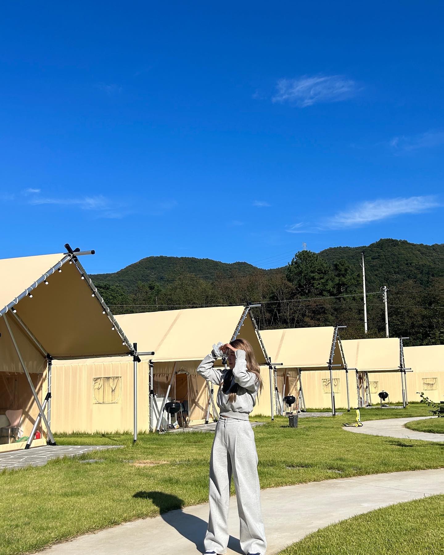이번연휴 나보다 잘 논사람…? 
날씨마저 완벽했던 글램핑☀️🫶🏻