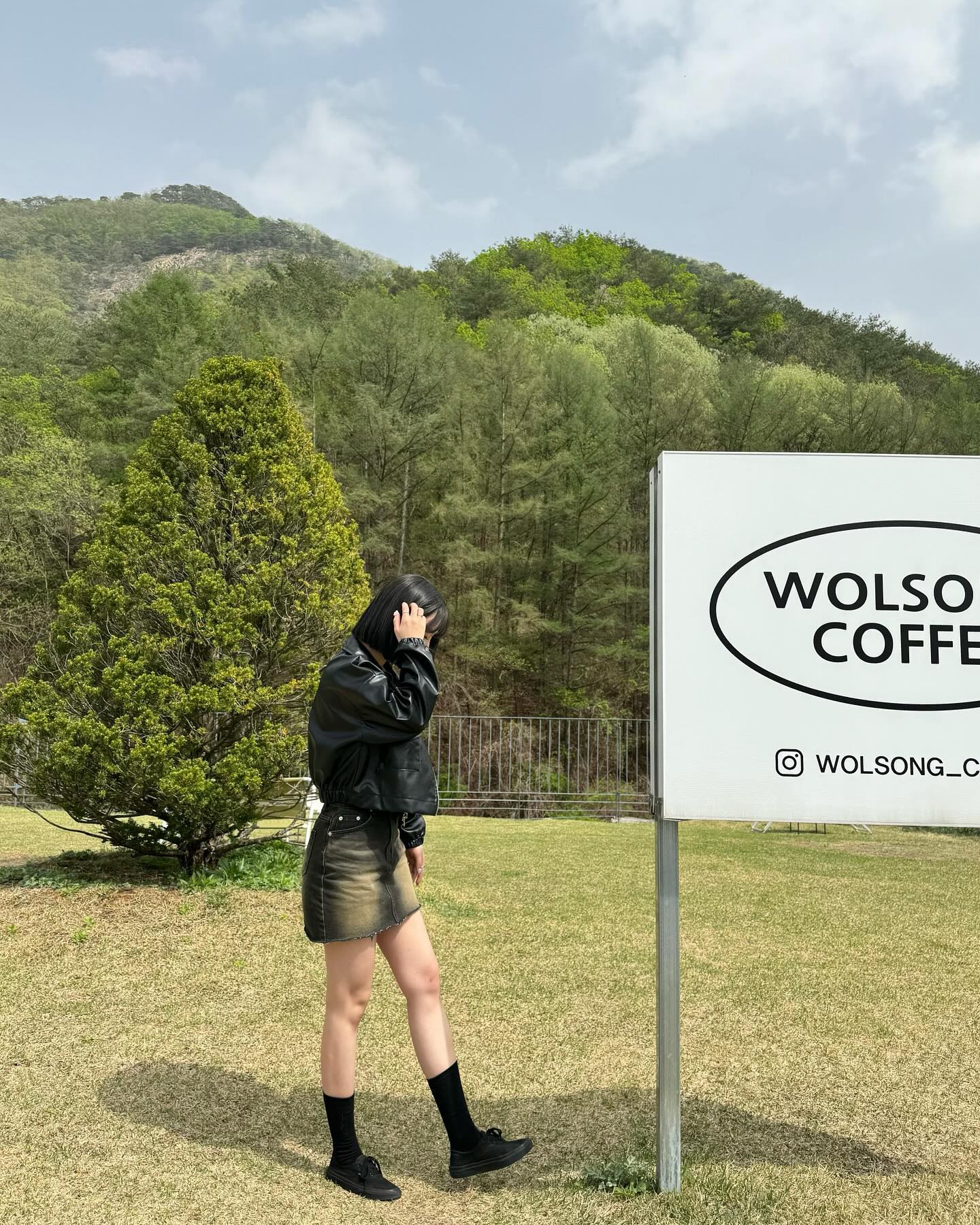 꽁꽁 얼어붙은 한강 위로 고양이가 걸어다닙니다.