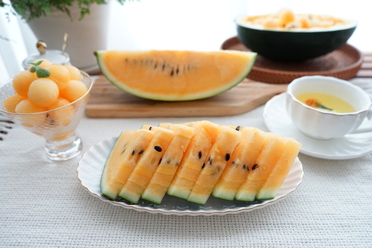 블랙망고 수박 돌쇠네 농산물 고당도 수박 역시 달콤해