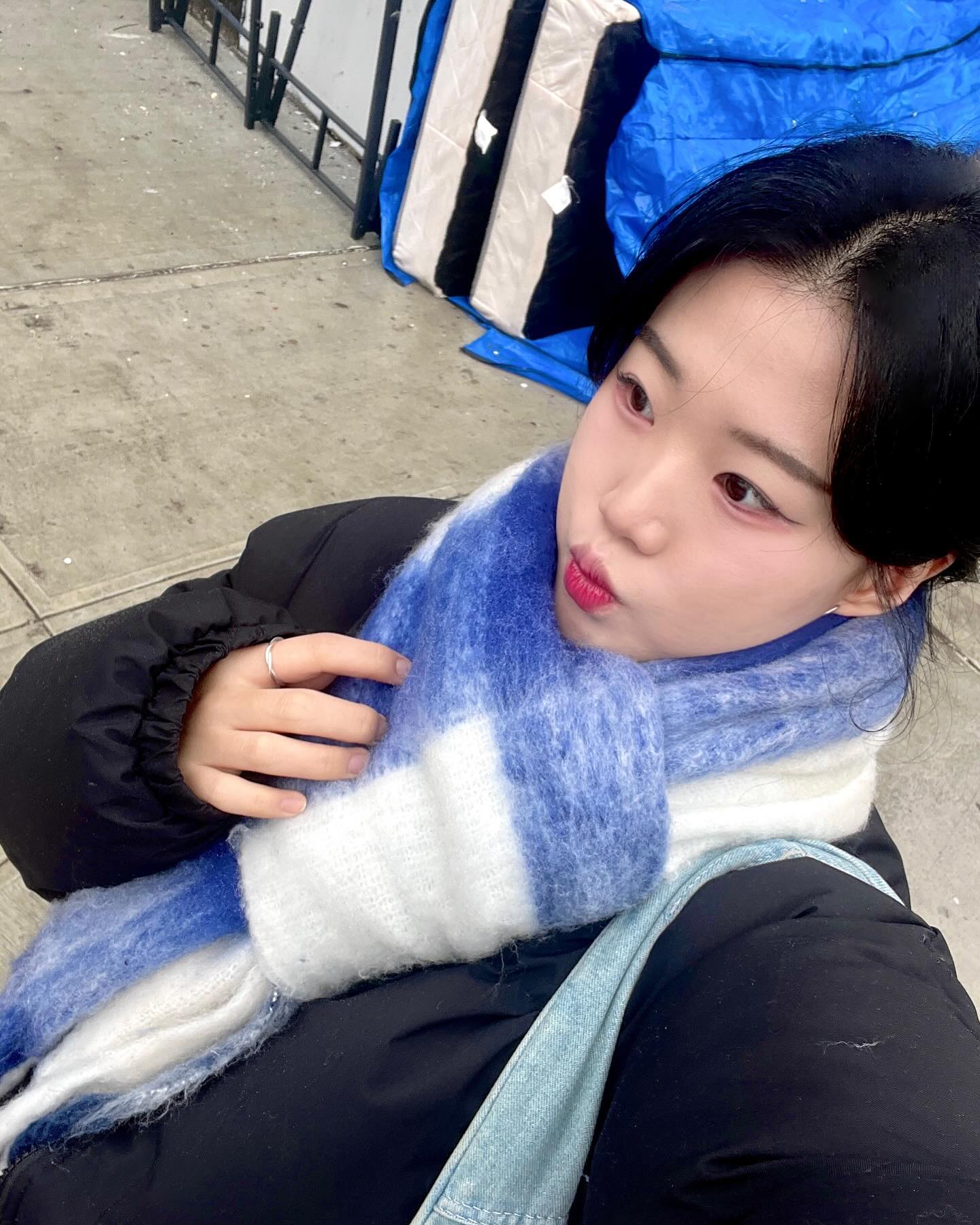 💙🧣