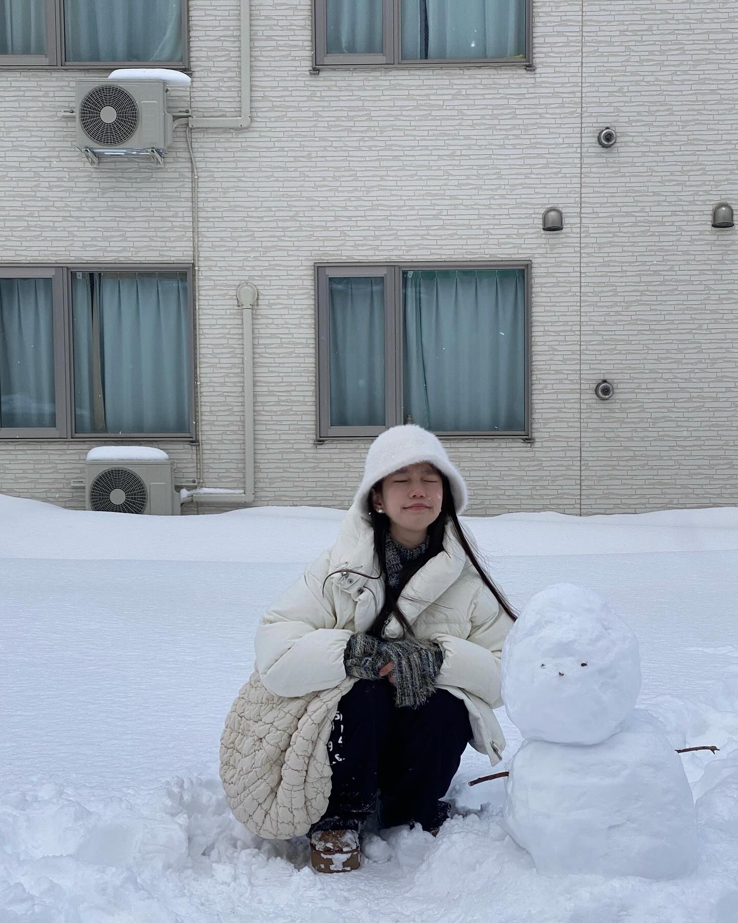 평생 볼 눈 다 봤던 날 그리웜••❄️