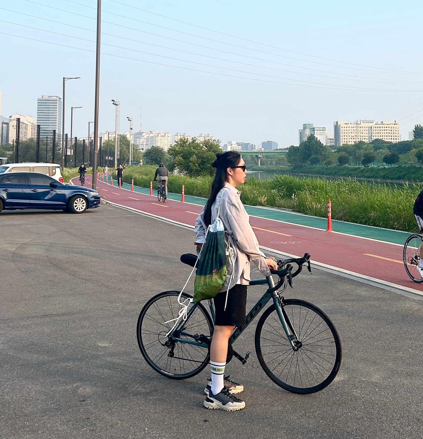 절거운 자전거 출퇴🚲💨