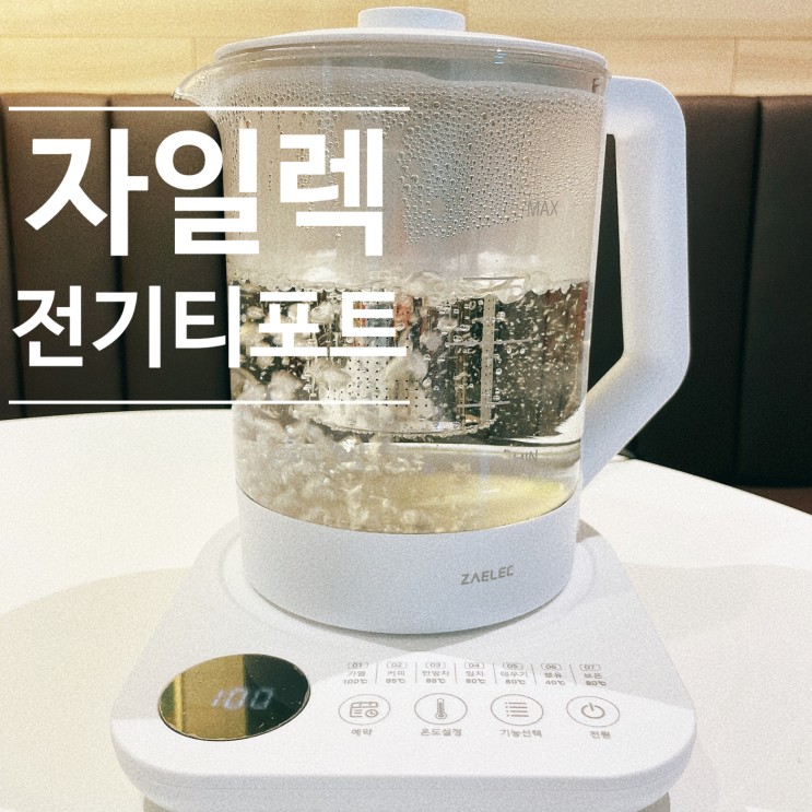 안심하고 사용할 수 있는 소재의 자일렉 전기티포트