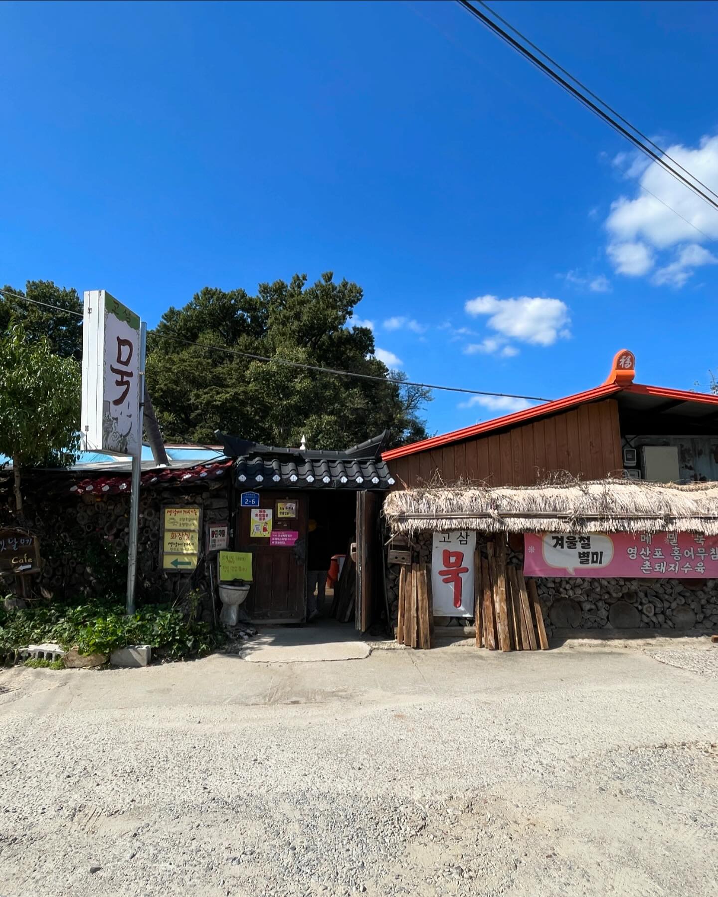 안나가곤 못 배기는 날씨🌞 점심으로 묵밥 후루룩 클리어하고, 요즘 한군데 오래 못 있겠어서 카페에서도 30분컷으로 치고 빠짐 💫