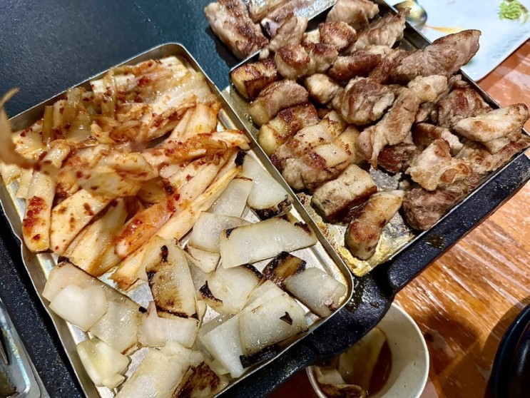 부천 가족식사 신중동 고깃집 하남돼지집 부천중동점 맛집