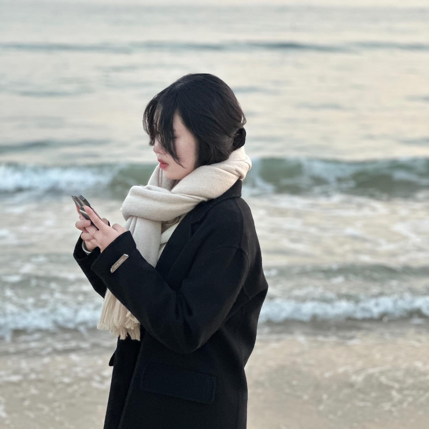 바다 좋아~
