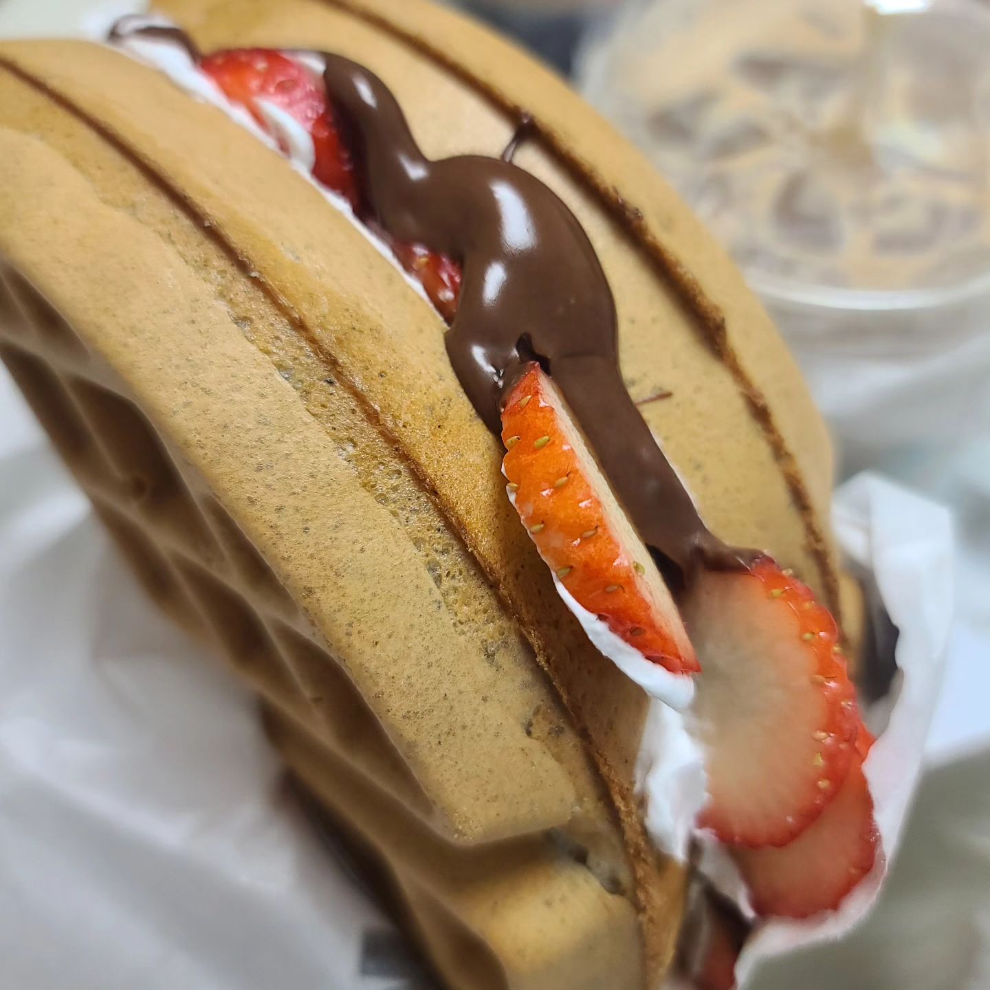 누텔라와플이 맛있네