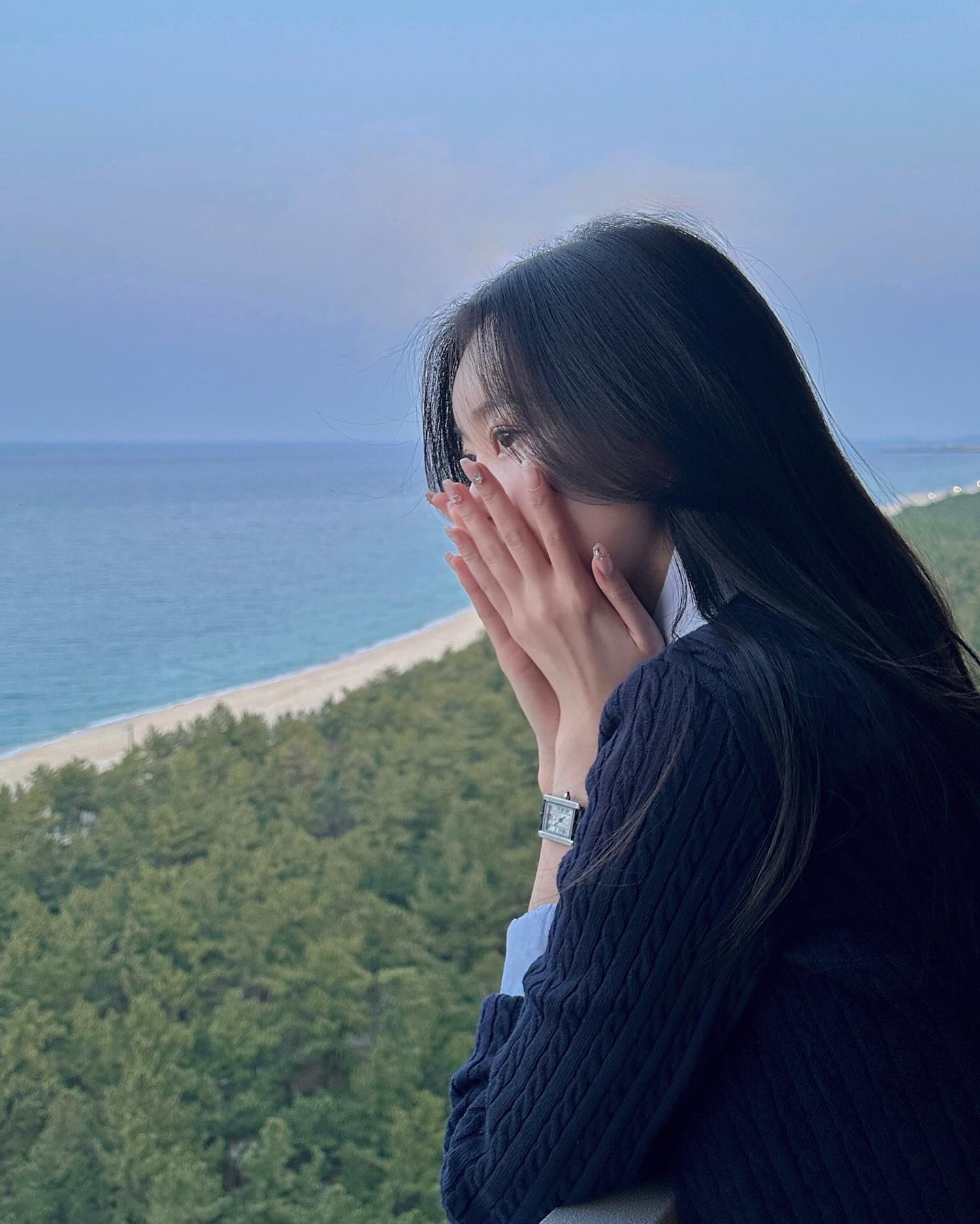 아침에 눈떴는데 바다뷰 너무 좋잔ㄹ아〰️🩵